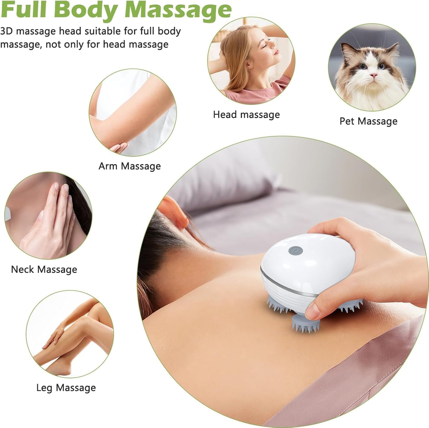 Massager For Hair Growth and Body Massager
