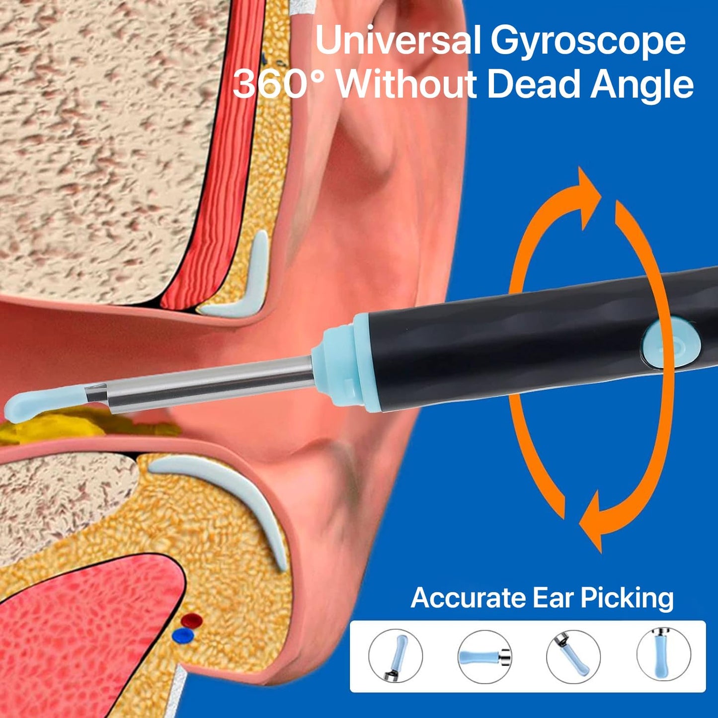 Earwax Cleaner With Camera & Flashlight