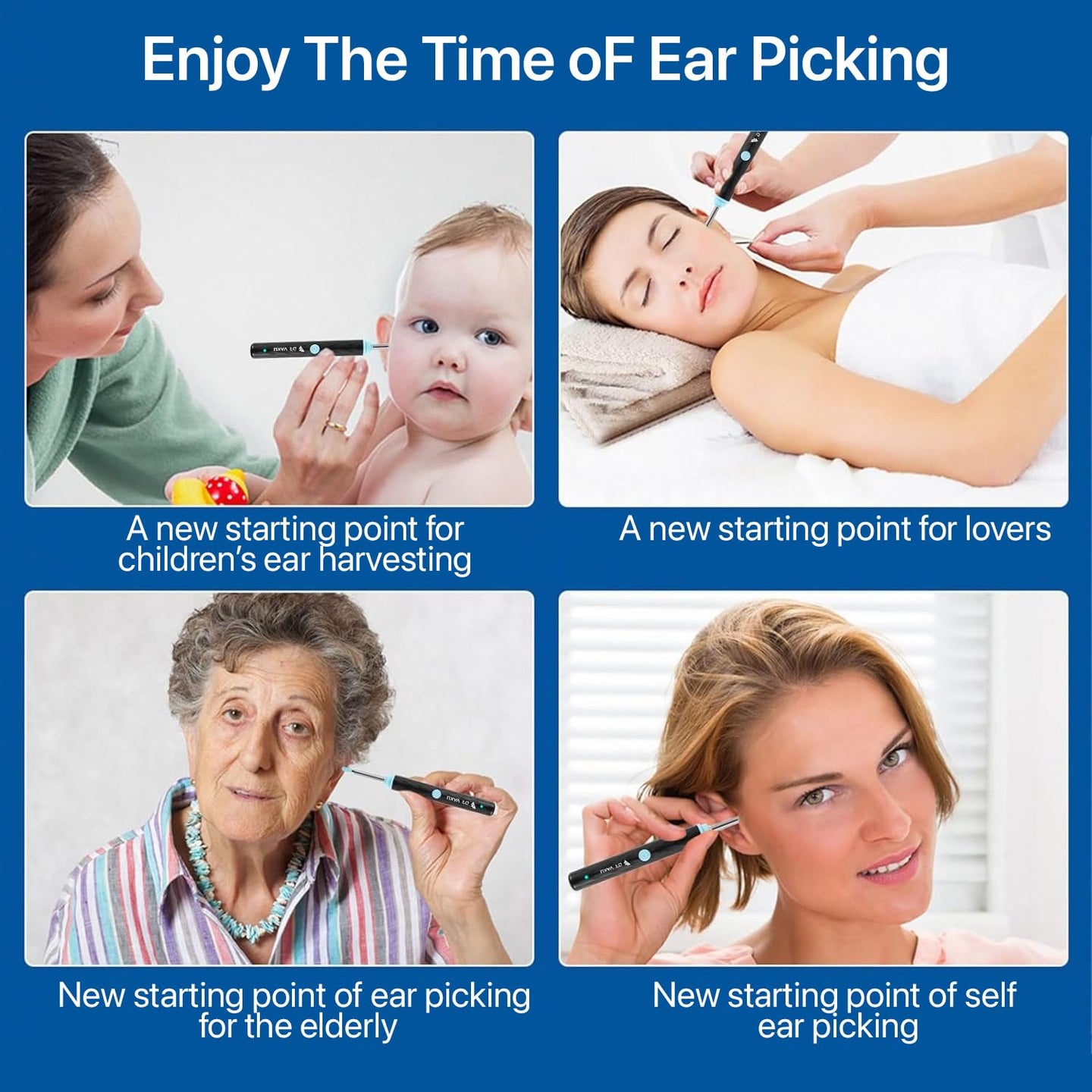 Earwax Cleaner With Camera & Flashlight