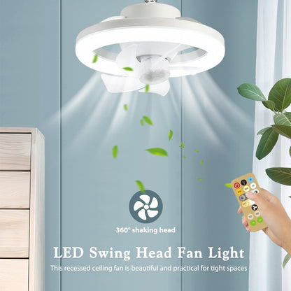 LED Ceiling Fan With Light