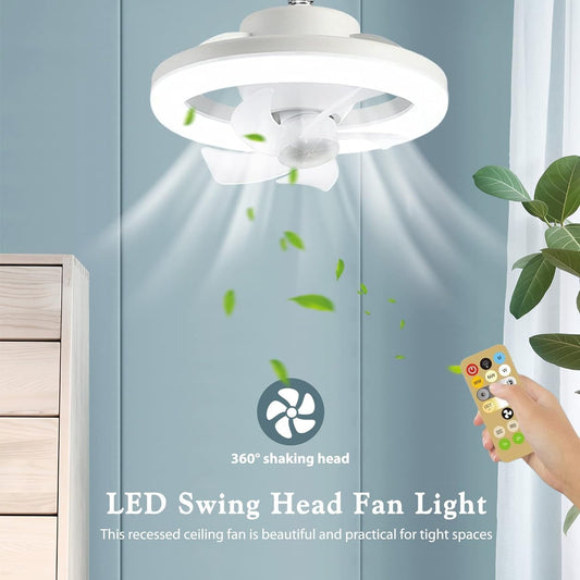 LED Ceiling Fan With Light