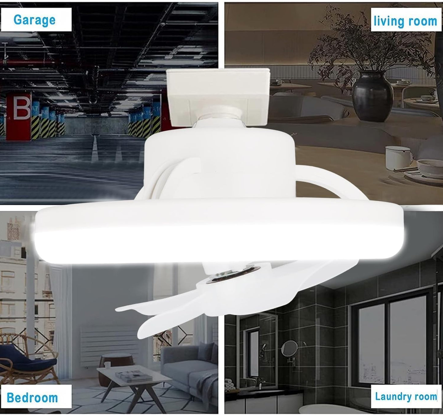 LED Ceiling Fan With Light